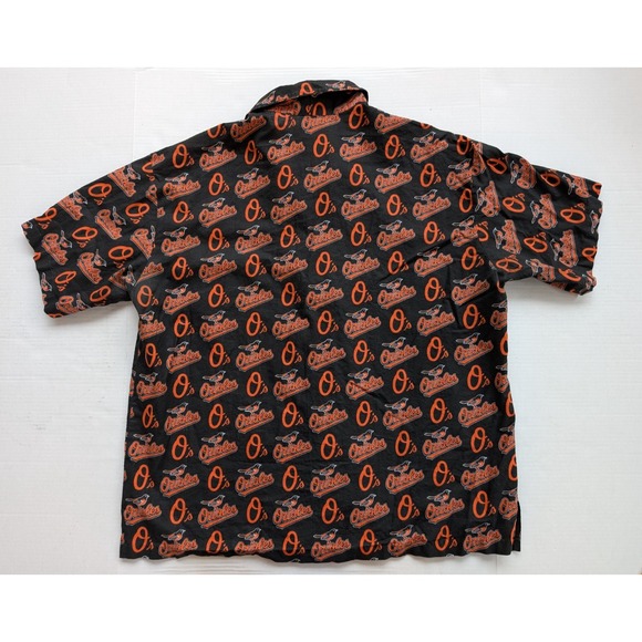 Vintage Baltimore Orioles Button Down Shirt Fits Mens XL MLB 90s - Picture 6 of 8